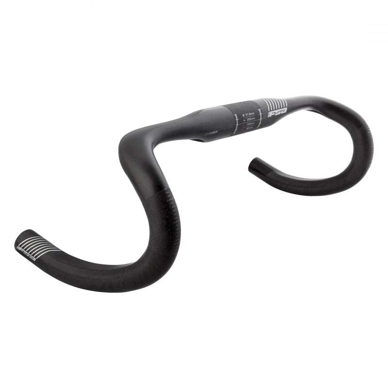 Load image into Gallery viewer, FSA SLK Compact Drop Handlebar Carbon 31.8mm Clamp 38cm UD Carbon Finish
