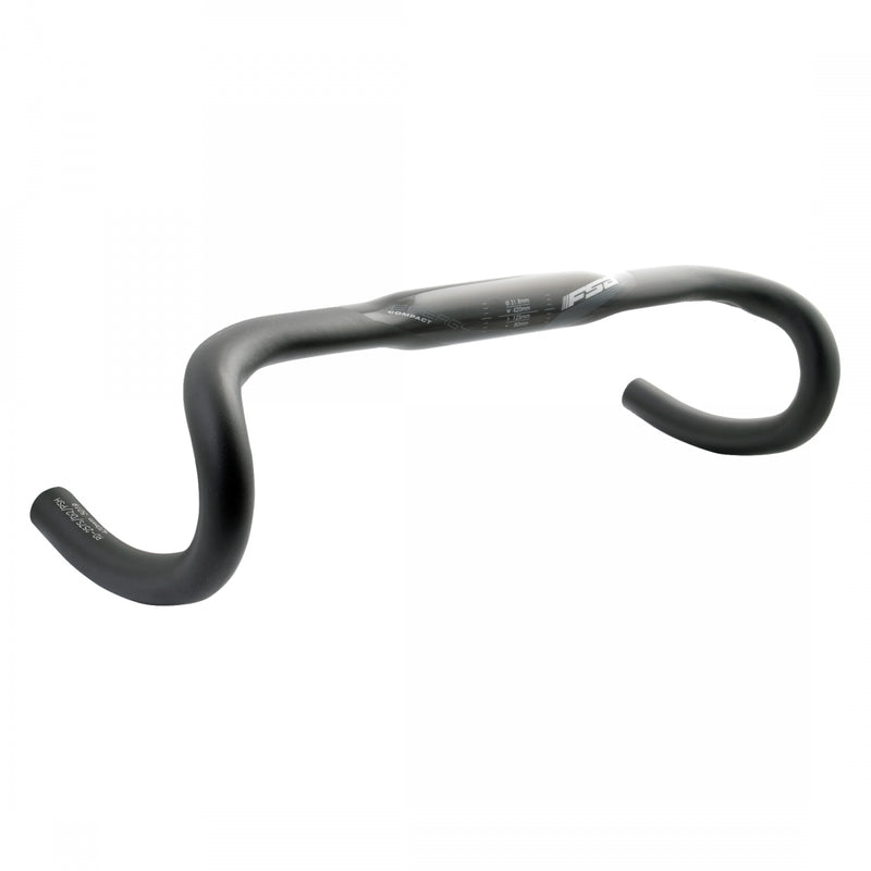 Load image into Gallery viewer, FSA Energy Compact SCR Handlebar 31.8 Clamp 42cm Drop 125mm Black Aluminum
