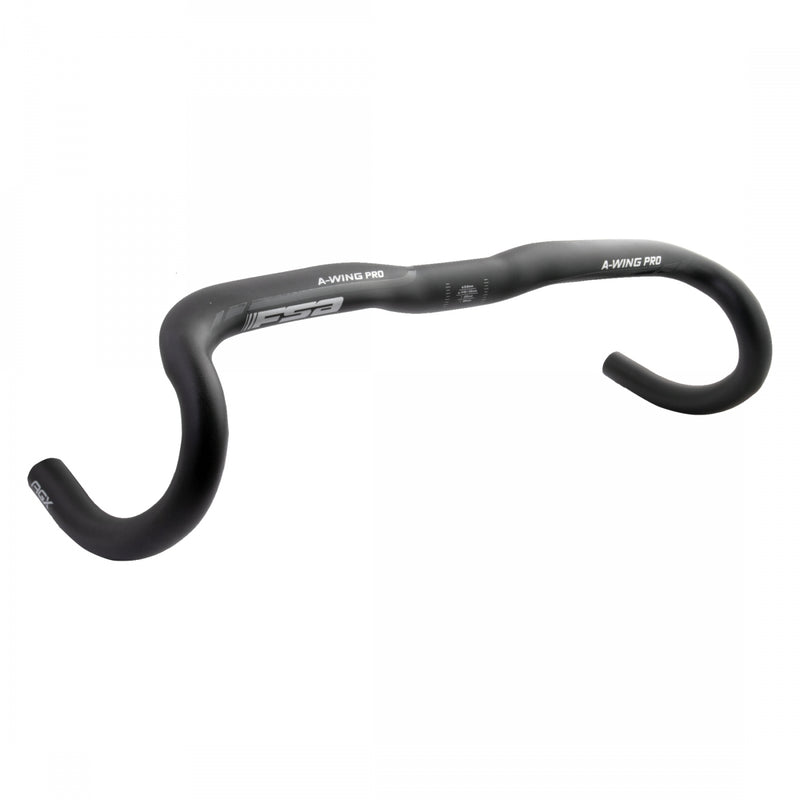 Load image into Gallery viewer, FSA AWing Pro AGX Drop Handlebar 31.8mm Clamp 44cm Drop 120mm reach 80mm Black
