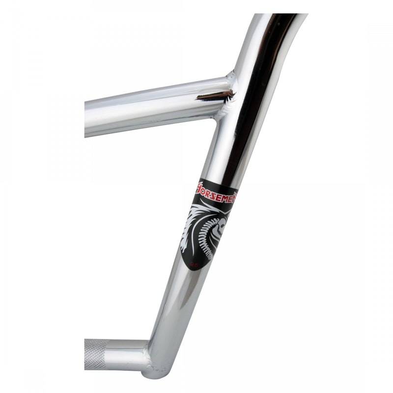Load image into Gallery viewer, Alienation Horsemen Handlebar 22.2mm 29in Width 9.5in Rise Chrome Chromoly
