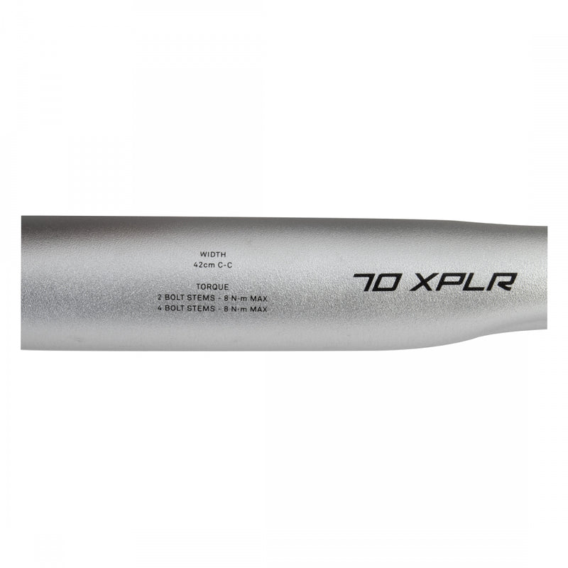 Load image into Gallery viewer, Zipp Service Course 70 XPLR Drop Handlebar 31.8mm Clamp 42cm Silver Aluminum
