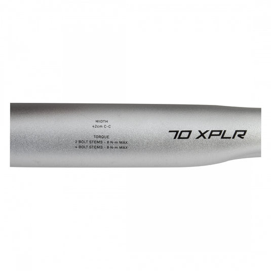 Zipp Service Course 70 XPLR Drop Handlebar 31.8mm Clamp 42cm Silver Aluminum
