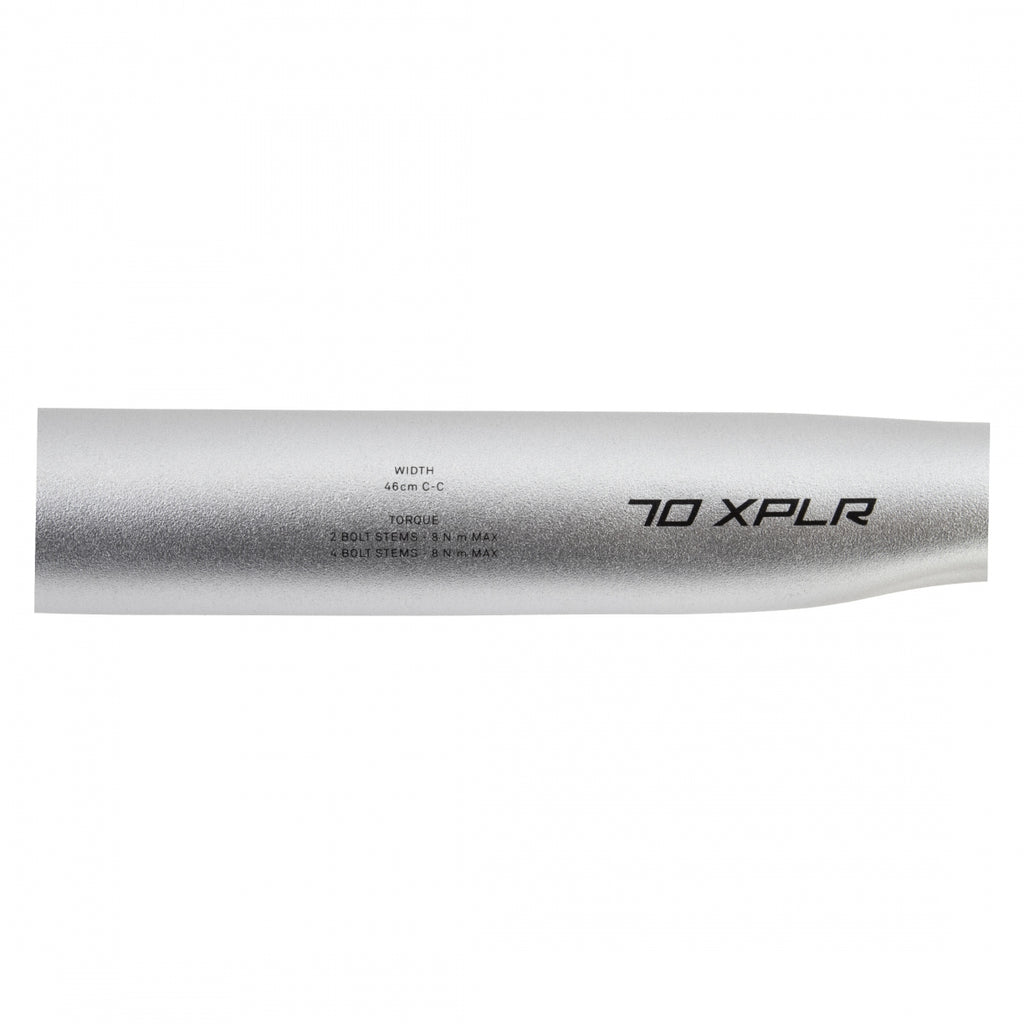 Zipp Service Course 70 XPLR Drop Handlebar 31.8mm Clamp 46cm Silver Aluminum