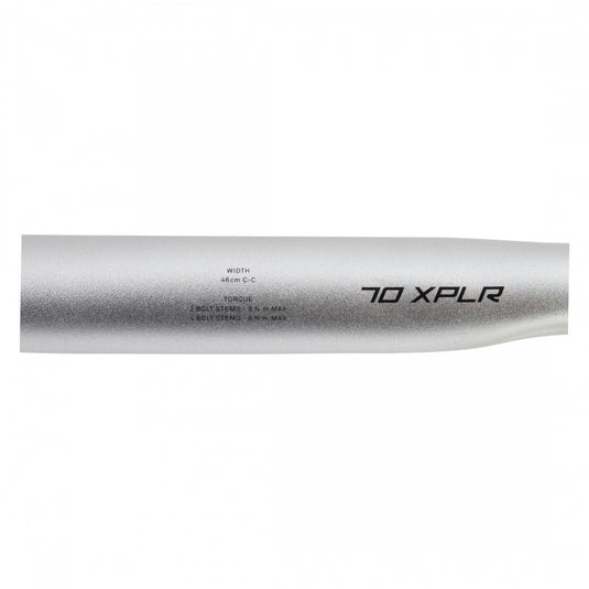 Zipp Service Course 70 XPLR Drop Handlebar 31.8mm Clamp 46cm Silver Aluminum