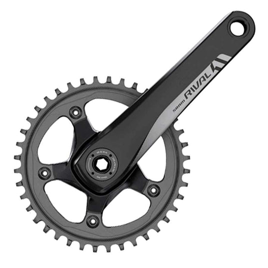 SRAM Rival 1 Crankset - 175mm, 10/11-Speed, 50t, 110 BCD, GXP Spindle Interface, Black