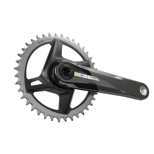 SRAM Force D2 1x Crankset Speed: 12, Spindle: 28.99mm, BCD: Direct Mount, 40, DUB, 167.5mm, Black, Road Disc