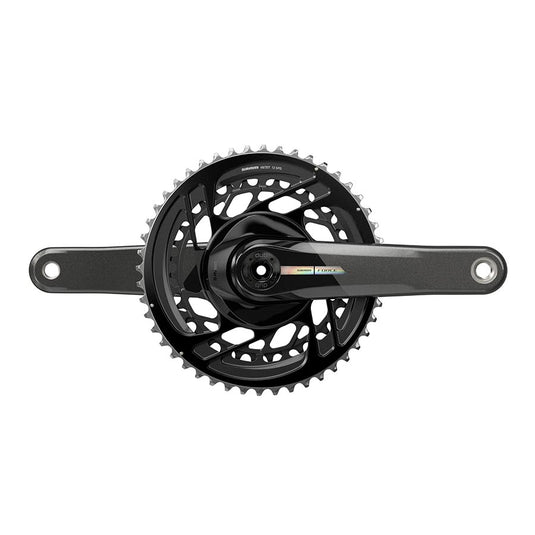 SRAM Force D2 2x Crankset Speed: 12, Spindle: 28.99mm, BCD: Direct Mount, 48/35, DUB, 167.5mm, Black, Road Disc