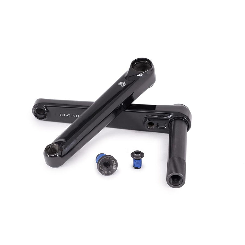 Load image into Gallery viewer, Eclat Spire 2-Piece Crankset 170mm RHD/LHD Steel Single Speed Black
