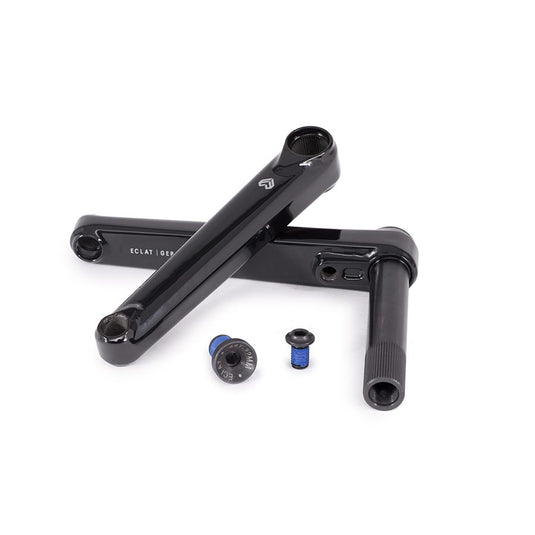 Eclat Spire 2-Piece Crankset 170mm RHD/LHD Steel Single Speed Black