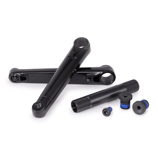 Eclat Onyx 3-Piece Crankset 165mm RHD/LHD Single Speed Steel Silver