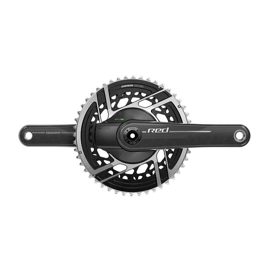 SRAM Red AXS 2x Power Meter E1, Power Meter Crankset, Speed: 12, Spindle: 28.99mm, BCD: Direct Mount SRAM 8 Bolt, 50/37,