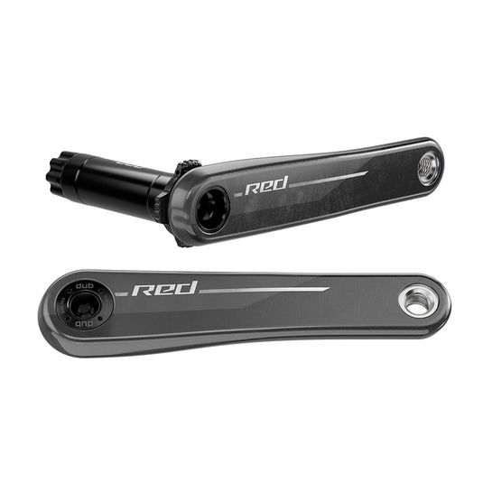SRAM RED Crank Arm Assembly - 150mm, 12-Speed, 8-Bolt Direct Mount, DUB Spindle Interface, Natural Carbon, E1