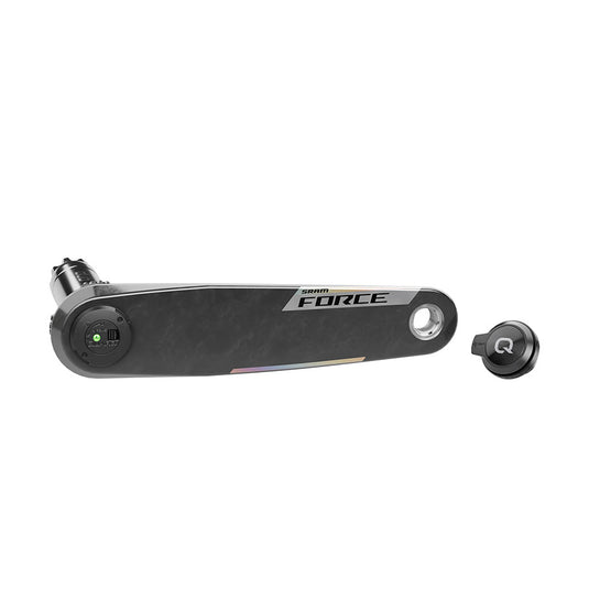 SRAM Force E1 PM Left Arm with Power Meter Spindle, Speed: 12/13, Spindle: 28.99mm, DUB, 165mm, Black, Road