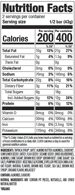 Probar Probar Meal Bars Meal Blueberry Muffin Bar Energy Food