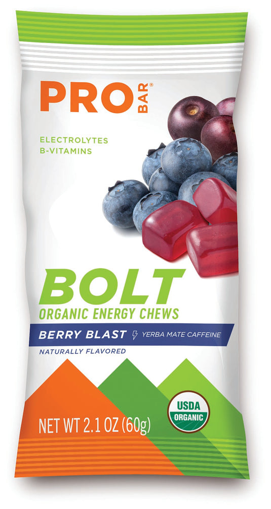 Probar Bolt Organic Energy Chews Bolt Organic Chews Berry Blast Energy Food