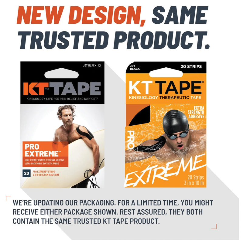 Load image into Gallery viewer, KT Tape Pro Ex 20 Ct 10" Precut Tan - Support and Relief for Active Lifestyles
