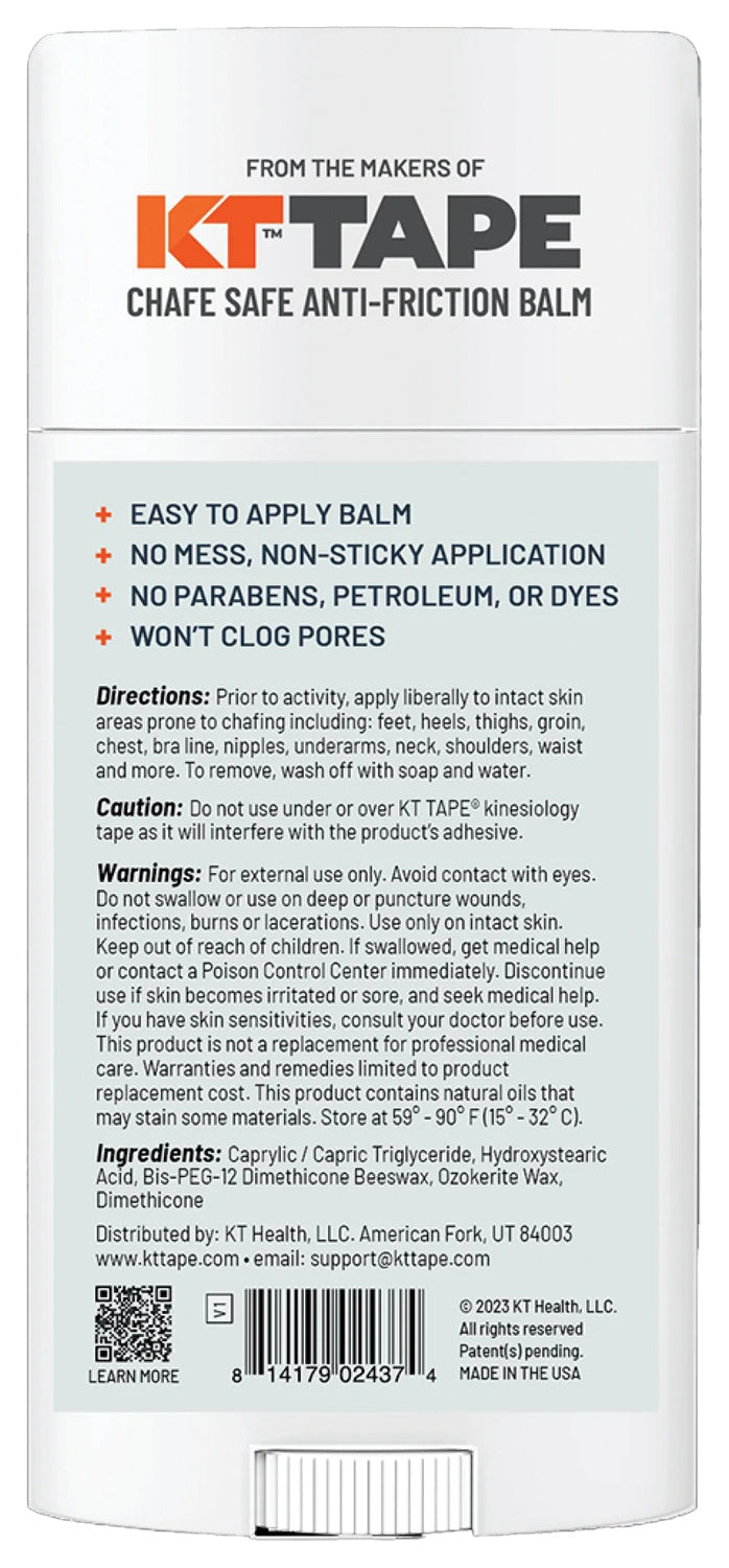 Load image into Gallery viewer, Kt Health Chafe Safe Gel Stick - Soothing Protection for Sensitive Skin
