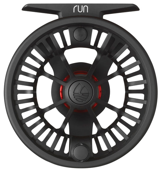Redington Run Reel 5/6 Black: High-Quality Fly Fishing Reel for Smooth Performance