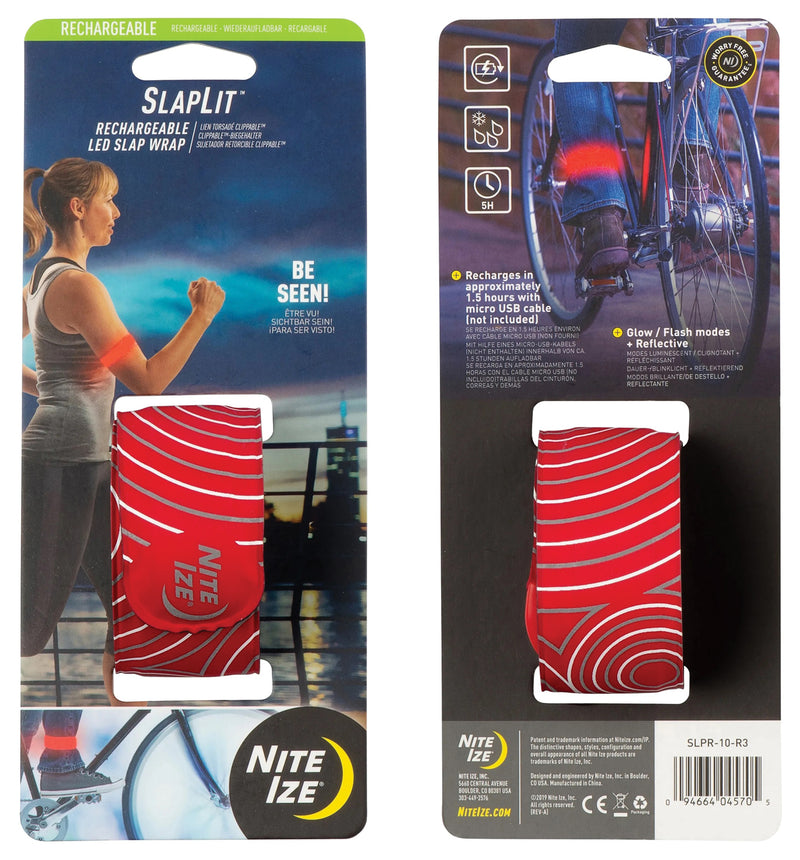 Load image into Gallery viewer, Nite Ize Slaplit Slap Wrap Red Recharg

