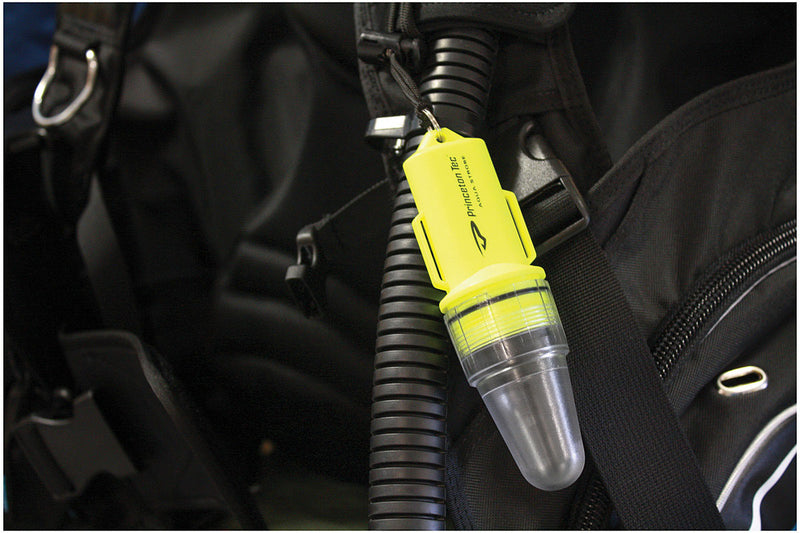 Load image into Gallery viewer, Princeton Tec Aqua Strobe LED - Neon Yellow Safety Light for Water Activities
