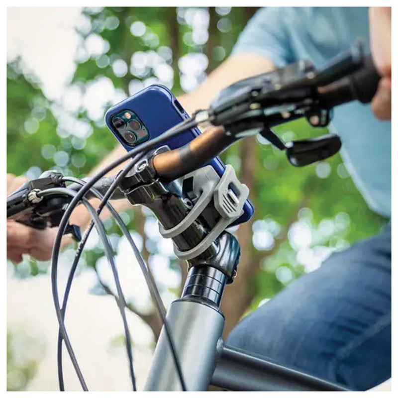 Load image into Gallery viewer, Nite Ize Handleband Charcoal - Versatile Bike Handlebar Mount and Phone Holder
