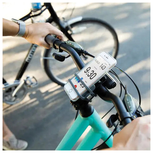 Nite Ize Handleband Charcoal - Versatile Bike Handlebar Mount and Phone Holder