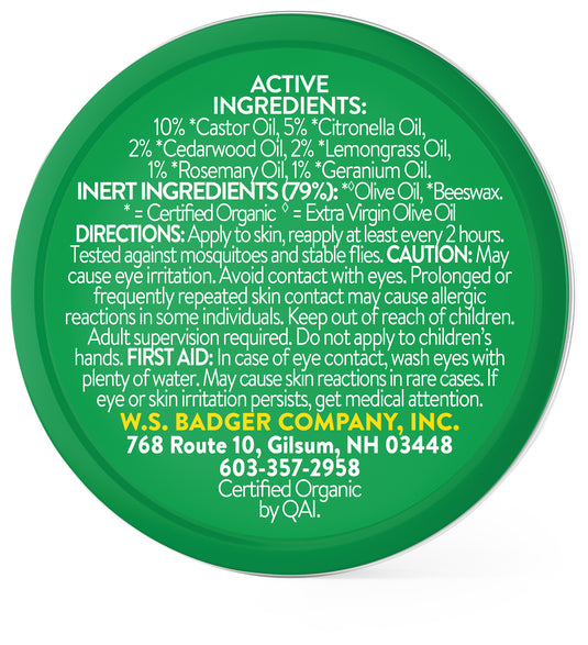 Badger Anti-Bug Balm: Natural Insect Repellent in .75oz Tin