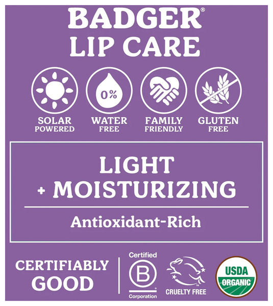 Badger Badger Organic Grapefruit Lip Balm - 0.15oz