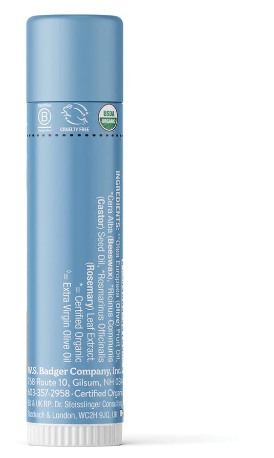 Badger Badger Unscented Organic Lip Balm - 0.15oz