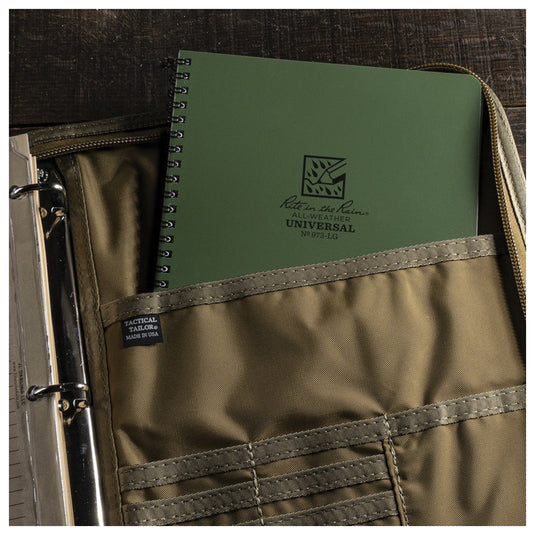 Rite in the Rain All-Weather Spiral Notebook - Green, 6 5/8 x 8 1/2