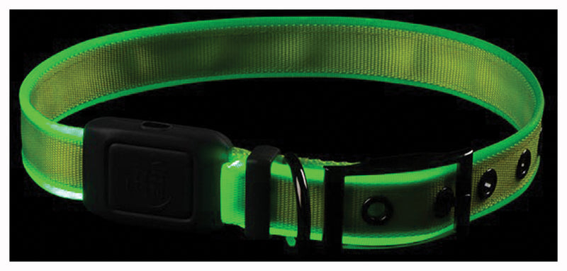 Load image into Gallery viewer, Nite Ize NiteDog RC LED Collar - Medium/Large Green
