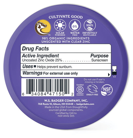 Badger SPF 50 Sport Sunscreen 2.4oz - Stay Protected During Outdoor Activities