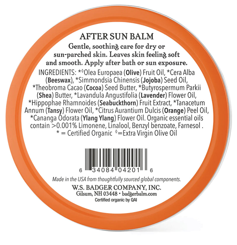 Load image into Gallery viewer, Badger Coconut After Sun Balm Tin - Soothing Relief for Sun-Kissed Skin
