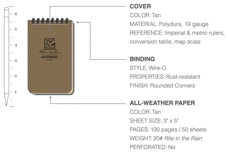 Load image into Gallery viewer, RITE-IN-THE-RAIN-Stationary-STRY0069
