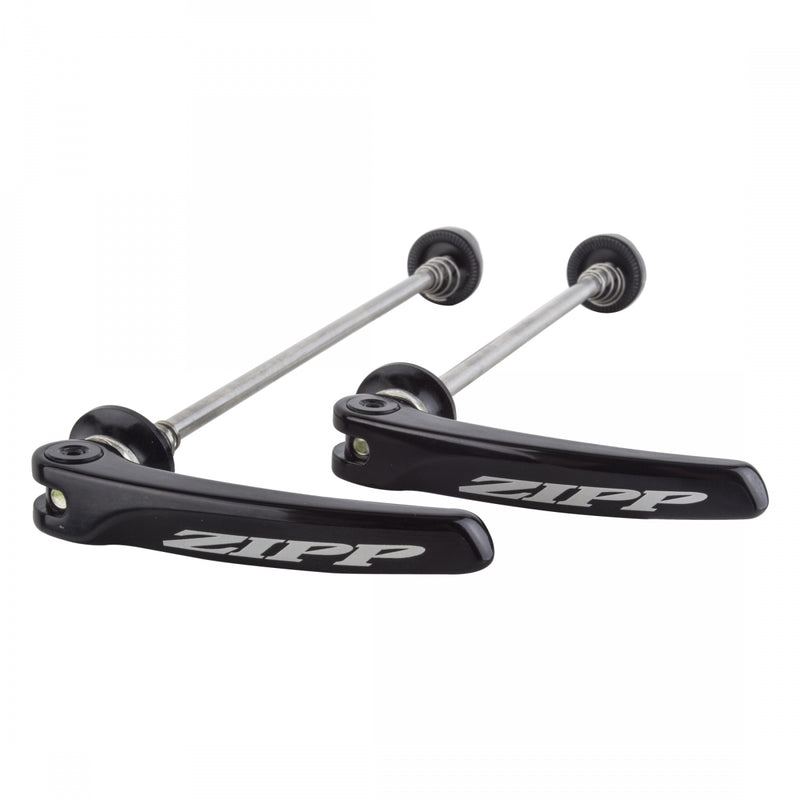 Load image into Gallery viewer, Zipp Tangente Quick Release Skewer Set - 100mm/130mm, Titanium, Black With Black Logo
