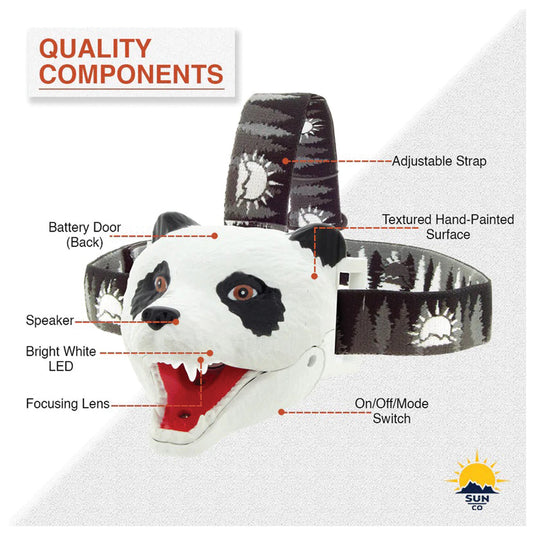 Sun Grizzly Bear Headlamp: Illuminate Your Adventures with Power and Precision