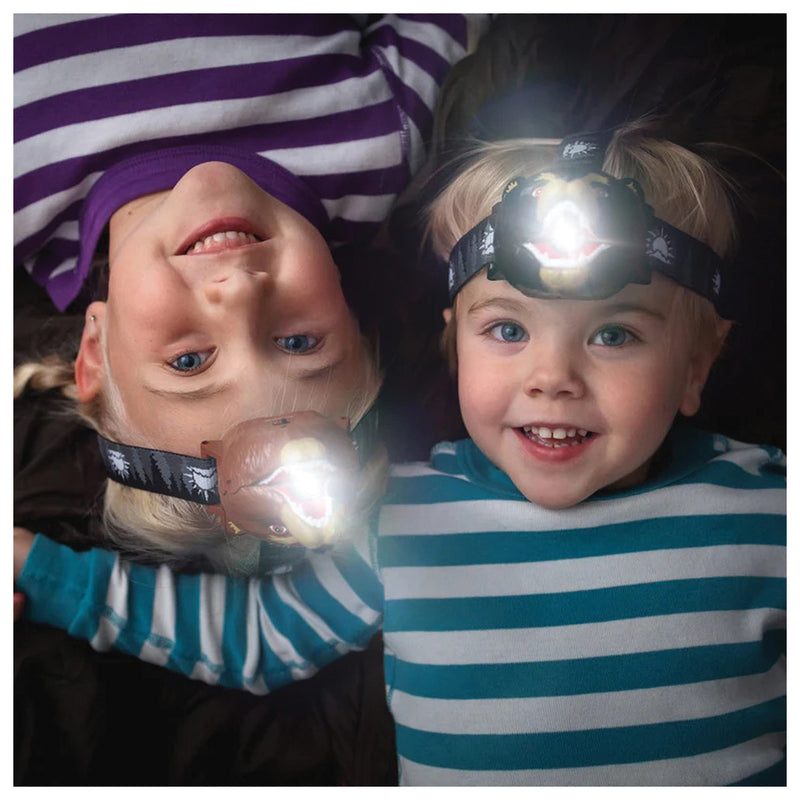 Load image into Gallery viewer, Sun Grizzly Bear Headlamp: Illuminate Your Adventures with Power and Precision
