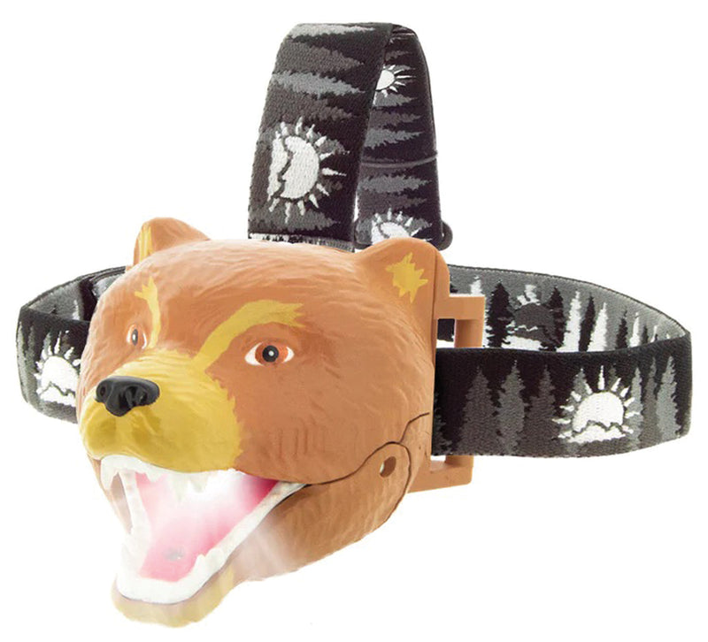 Load image into Gallery viewer, Sun Grizzly Bear Headlamp: Illuminate Your Adventures with Power and Precision
