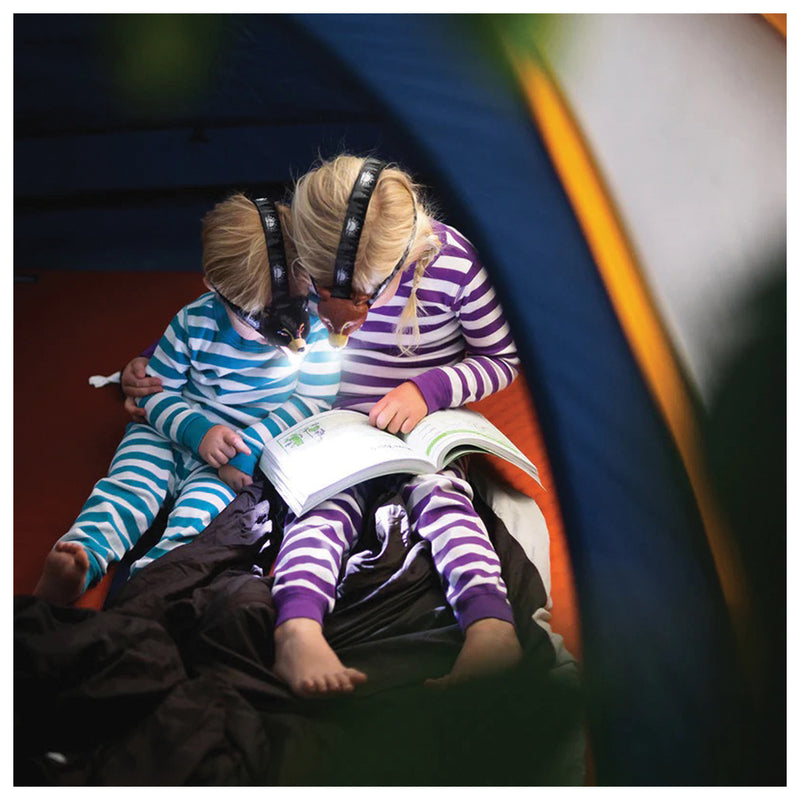 Load image into Gallery viewer, Sun Grizzly Bear Headlamp: Illuminate Your Adventures with Power and Precision
