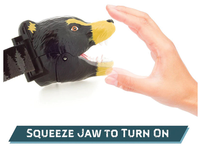 Load image into Gallery viewer, Sun Grizzly Bear Headlamp: Illuminate Your Adventures with Power and Precision
