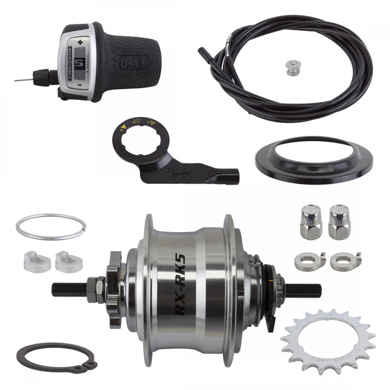 Load image into Gallery viewer, Sturmey-Archer-RXRK5-5sp-6B-Hub-Kit-36-hole-6-Bolt-Disc-Single-Cog-Driver-IGHB0081
