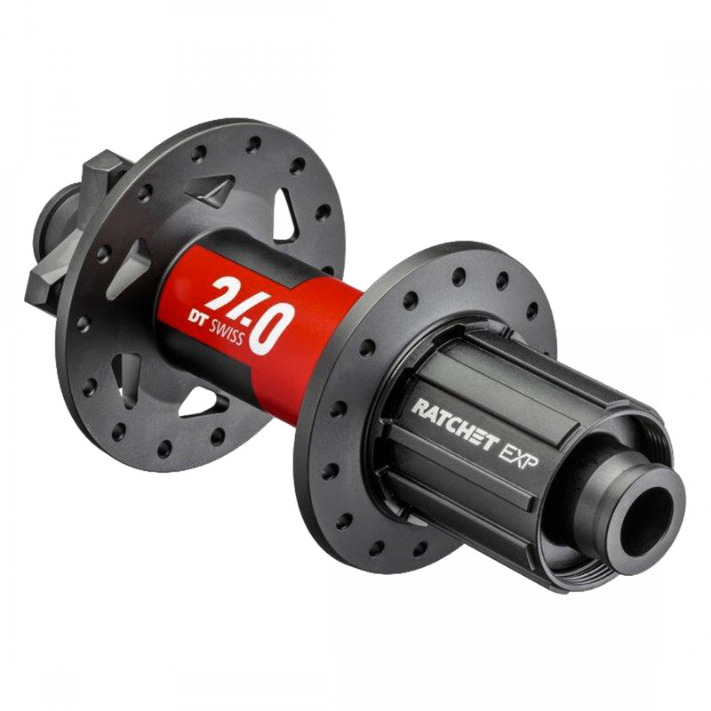 Load image into Gallery viewer, DT Swiss 240 Rear MTB Hub, 32h, 12x148 Thru Axle, 6 Bolt Disc, HG Freehub, Black
