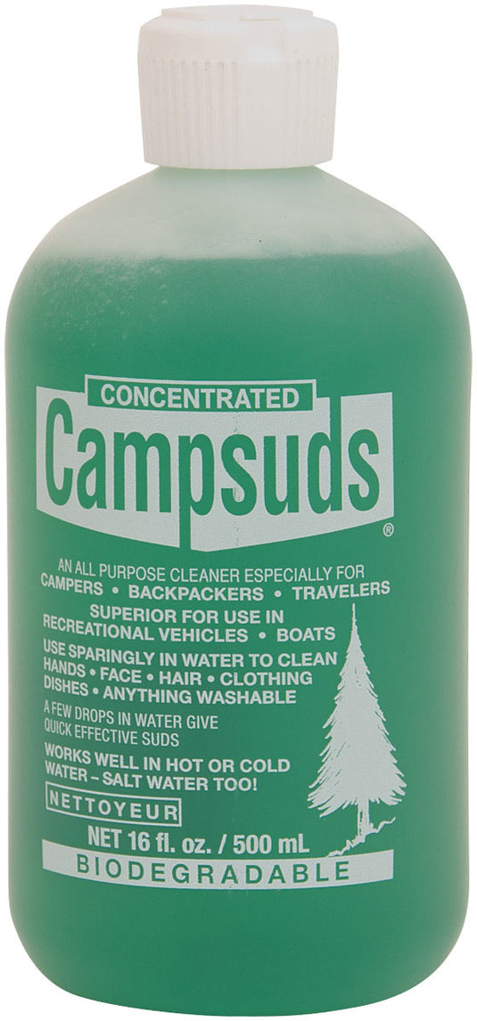 Camp Suds 16 oz All-Purpose Biodegradable Cleaner for Camping, Kitchen, Laundry & Dishes (2-Pack)