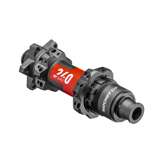 DT Swiss 240 EXP Rear Hub - 12 x 148mm, 6-Bolt, XD, Black/Red, 28H, 36pt