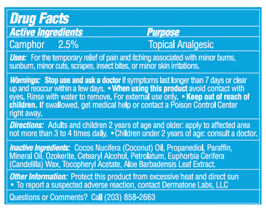 Relief on-the-go: Dermatone Camphor Ice Stick 1oz