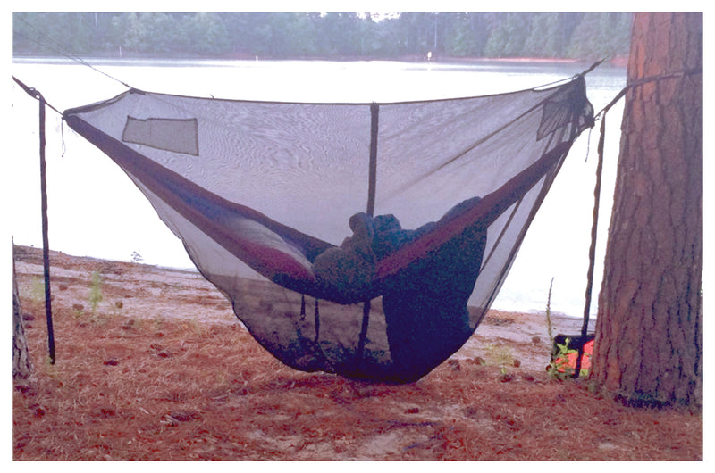 Load image into Gallery viewer, Ultimate Protection: Hammock Bliss Mosquito Net Cocoon for Blissful Hammock Lounging
