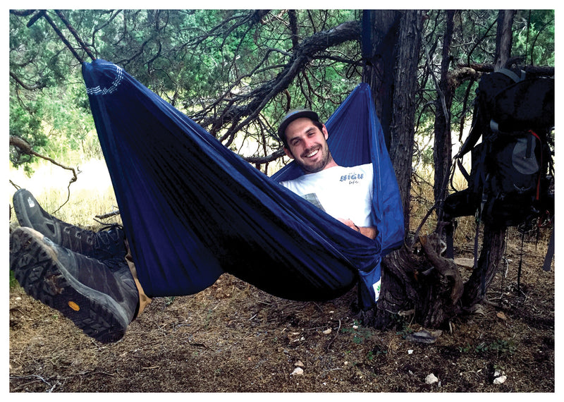 Load image into Gallery viewer, Hammock Bliss Ultralight Blue Hammock: Your Perfect Portable Relaxation Companion
