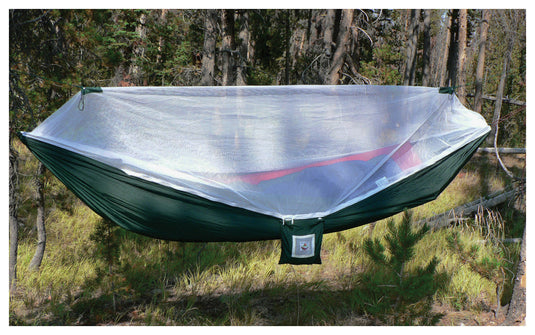 Ultimate Relaxation: Hammock Bliss Mosquito-Free Hammock in Forest Green