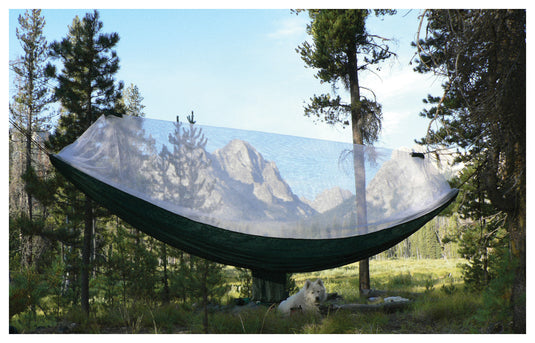 Ultimate Relaxation: Hammock Bliss Mosquito-Free Hammock in Forest Green