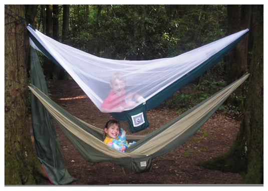 Ultimate Relaxation: Hammock Bliss Mosquito-Free Hammock in Forest Green